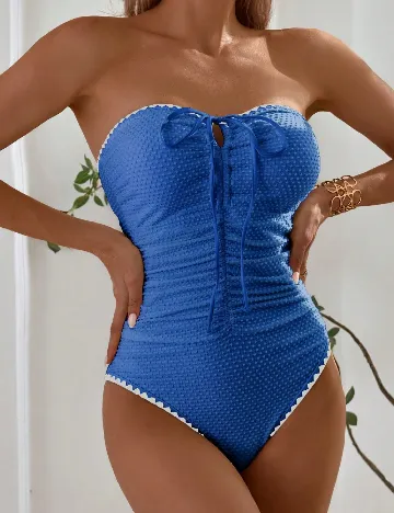 Costum de baie SHEIN, albastru