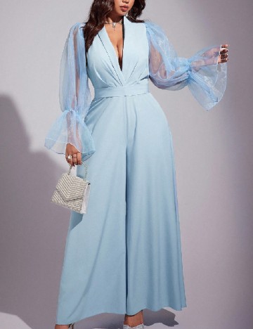 Salopeta SHEIN CURVE, albastru