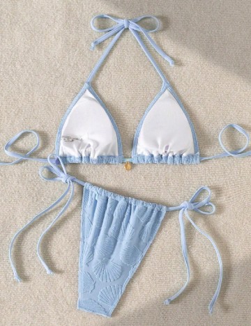 Costum de baie SHEIN, albastru