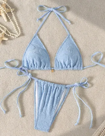 Costum de baie SHEIN, albastru