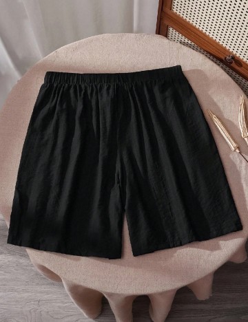 Pantaloni scurti Emery Rose Curve, negru