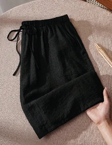 Pantaloni scurti Emery Rose Curve, negru