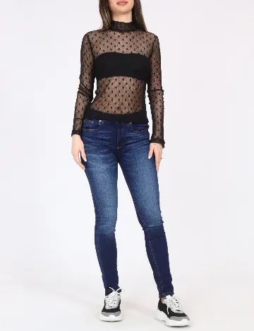 Top Bershka, negru