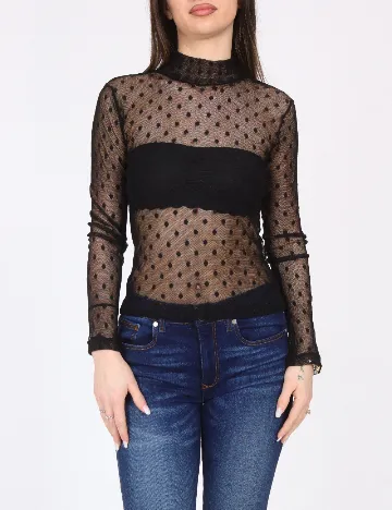 Top Bershka, negru