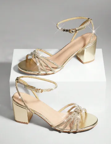 Sandale SHEIN, auriu