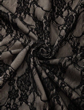 Rochie lunga SHEIN, bej/negru