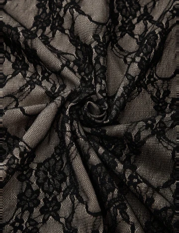 Rochie lunga SHEIN, bej/negru