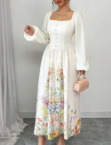 Rochie lunga SHEIN, alb