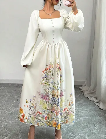 Rochie lunga SHEIN, alb