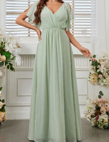 Rochie lunga SHEIN, verde