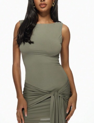 Rochie scurta Missguided, verde