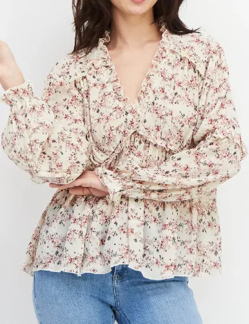 Bluza NA-KD, floral print