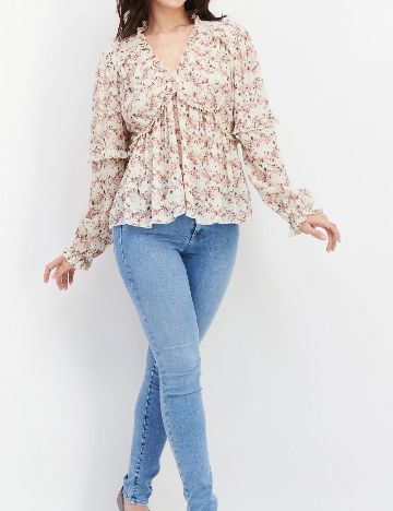 Bluza NA-KD, floral print