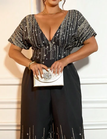 Salopeta SHEIN CURVE, negru