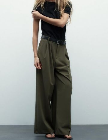 Pantaloni Zara, verde
