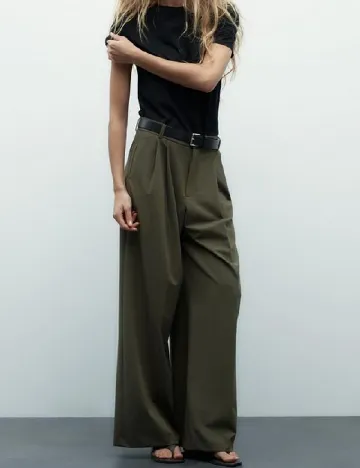 Pantaloni Zara, verde
