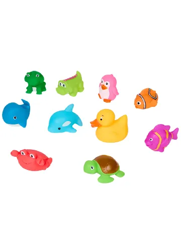 Set jucarii pentru baie ACTION, mix culori