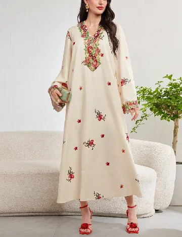 Rochie medie SHEIN, crem