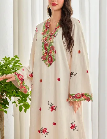 Rochie medie SHEIN, crem