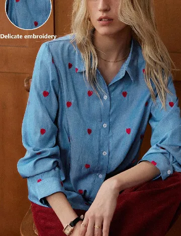 Camasa SHEIN, albastru