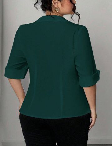 Camasa SHEIN CURVE, verde