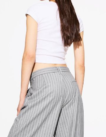 Pantaloni Bershka, gri