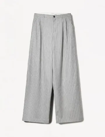 Pantaloni Bershka, gri