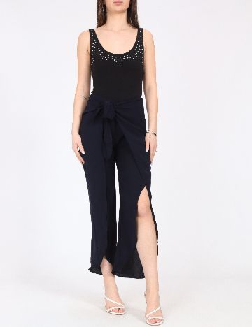 Pantaloni Zara, bleumarin