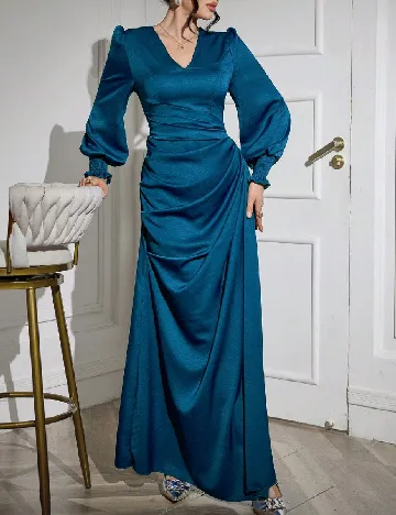 Rochie lunga SHEIN, albastru