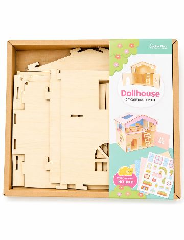 Kit constructie casa de papusi Hobby Flora, mix culori