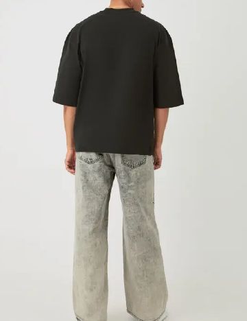 Tricou Oversize Boohoo MAN, negru