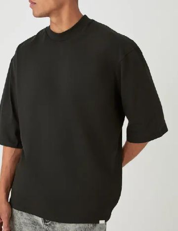 Tricou Oversize Boohoo MAN, negru
