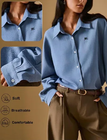 Camasa SHEIN, albastru