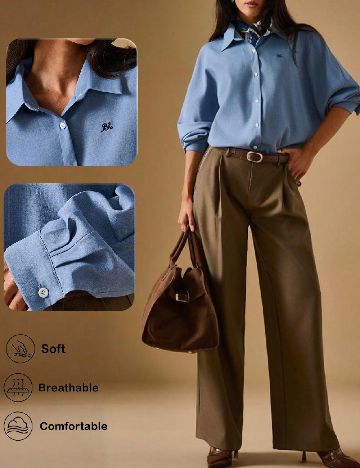 Camasa SHEIN, albastru