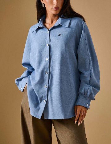 Camasa SHEIN, albastru
