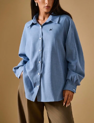 Camasa SHEIN, albastru