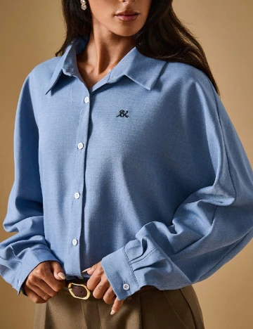 Camasa SHEIN, albastru