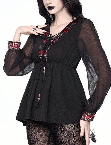 Bluza Romwe, negru