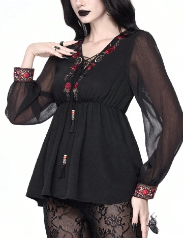 Bluza Romwe, negru