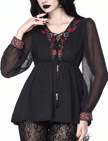 Bluza Romwe, negru