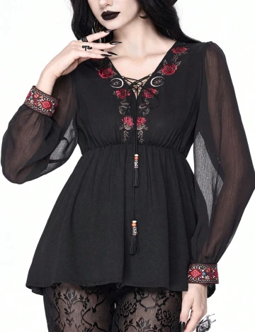 Bluza Romwe, negru
