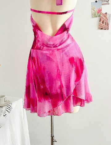 Rochie scurta SHEIN, roz