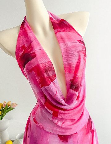 Rochie scurta SHEIN, roz