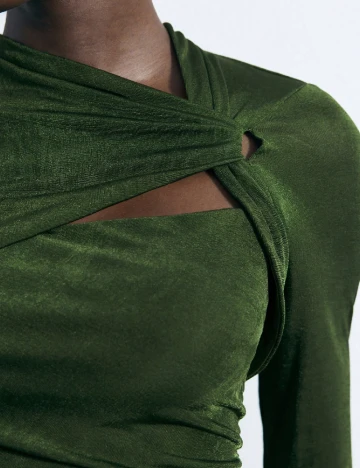 Rochie scurta SHEIN, verde