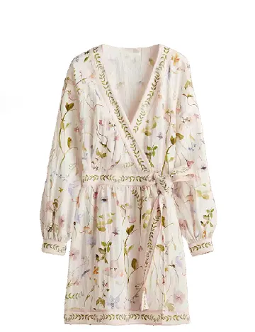 Rochie scurta H&M, ecru