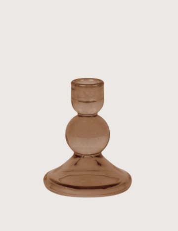 Suport lumanare Home Accents, maro