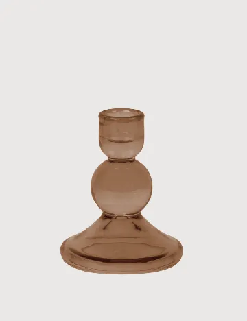 Suport lumanare Home Accents, maro