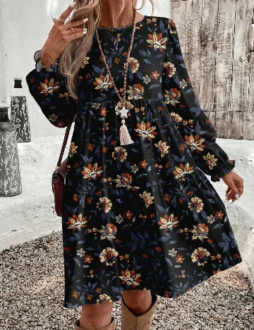 Rochie scurta Emery Rose, floral print