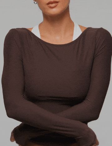 Bluza GLOWMODE, maro