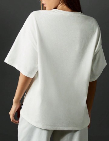 Tricou Oversize Missguided, alb